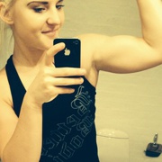 Teen muscle girl Fitness girl Camilla